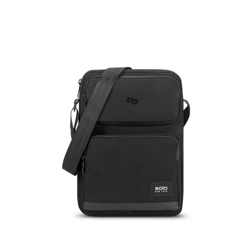 Solo New York Universal Tablet Crossbody Sling Bag Adjustable Strap Pocket Gray